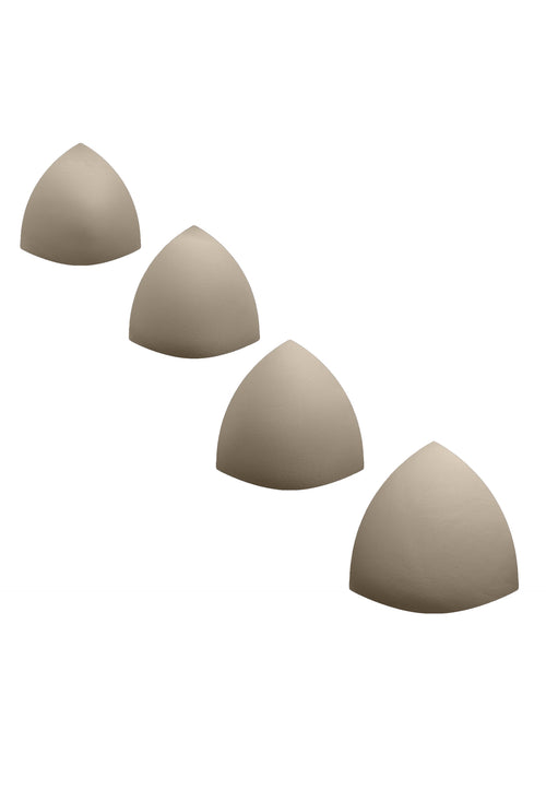 A foam padding that can be inserted in a bra to create subtle breast shape. Designed for trans women, trans femmes, nonbinary, mtf, drag queens and cosplayers. 4 sizes.