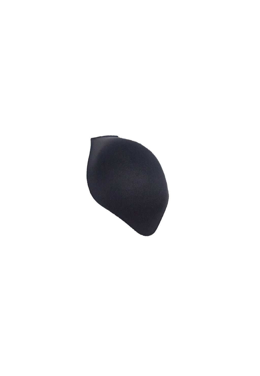 A packer made of foam. It has penis outline shape. It can be used with or without packing boxers. Made for ftm, trans masc, nonbinary, trans men, drag queens, cosplayers. Top view.
