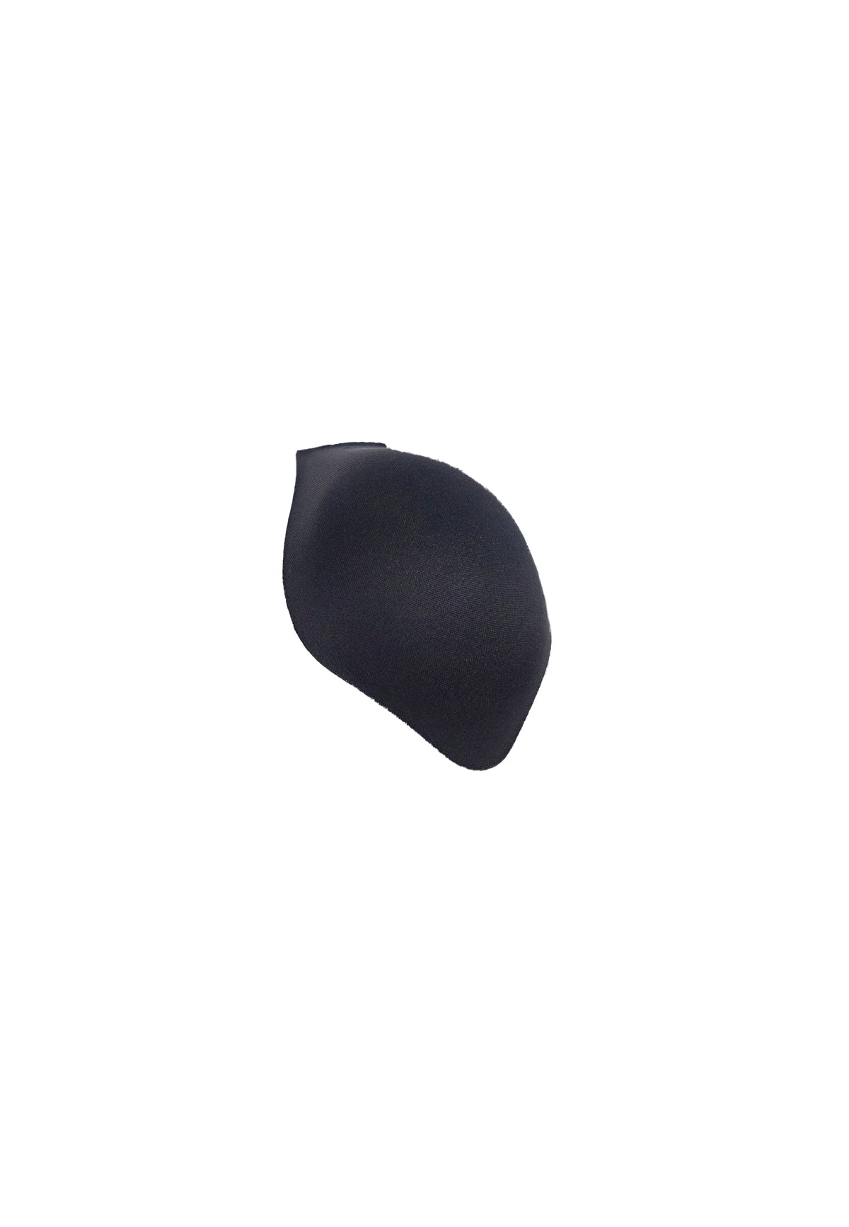 A packer made of foam. It has penis outline shape. It can be used with or without packing boxers. Made for ftm, trans masc, nonbinary, trans men, drag queens, cosplayers. Top view.
