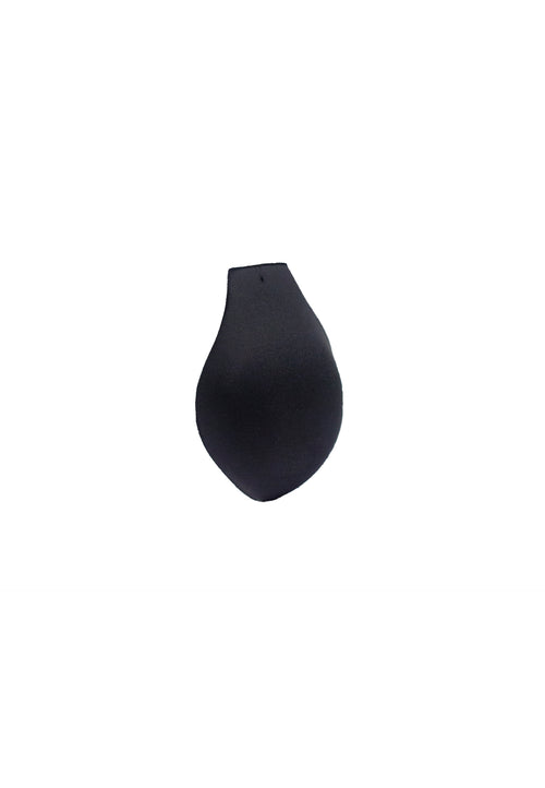 A packer made of foam. It has penis outline shape. It can be used with or without packing boxers. Made for ftm, trans masc, nonbinary, trans men, drag queens, cosplayers. Front view.