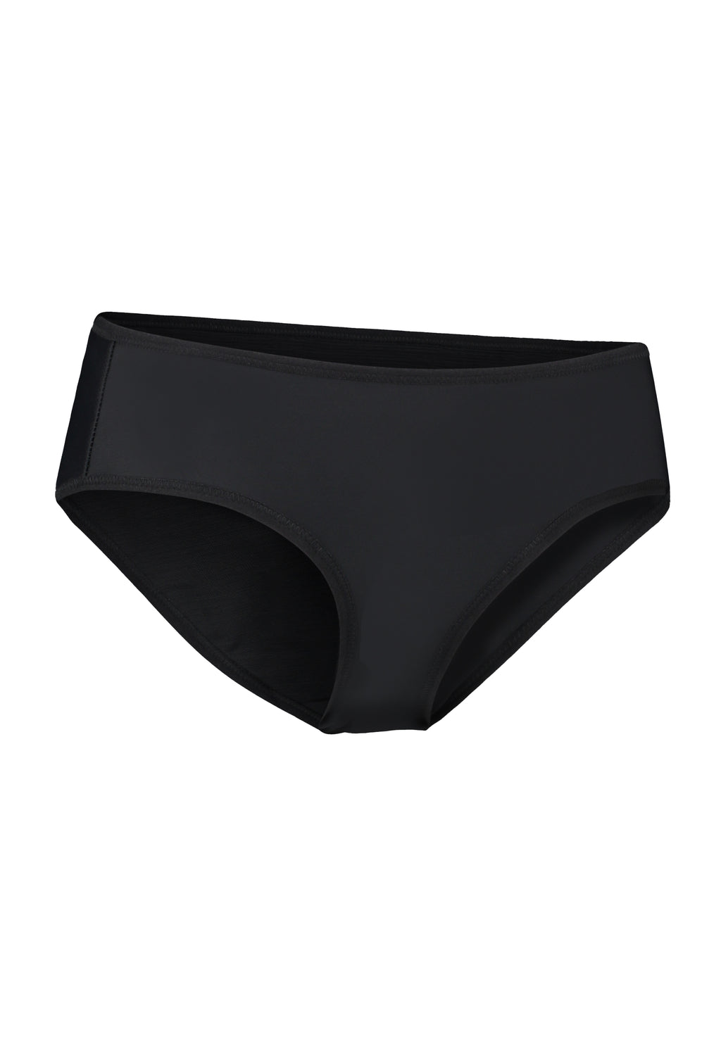 Black tucking underwear gaff. Ideal for trans women. trans femme, mtf, nonbinary, drag queens, cosplayers. Front view.