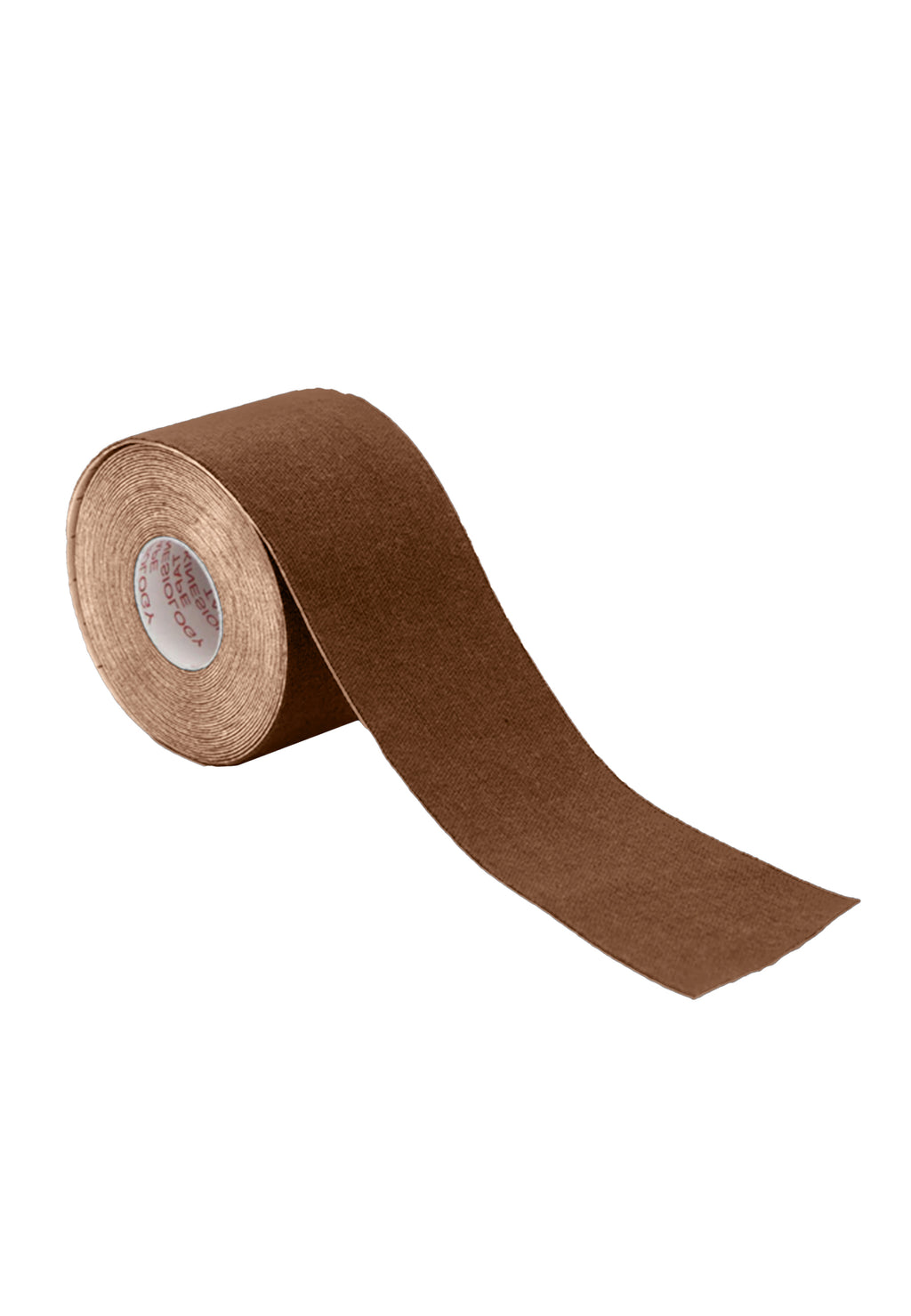 A roll of chest tape for chest binding and tucking. Designed for trans masc, trans men, drans women, trans femme, mtf, ftm, drag kings, drag queens and cosplayers. Chocolate color.