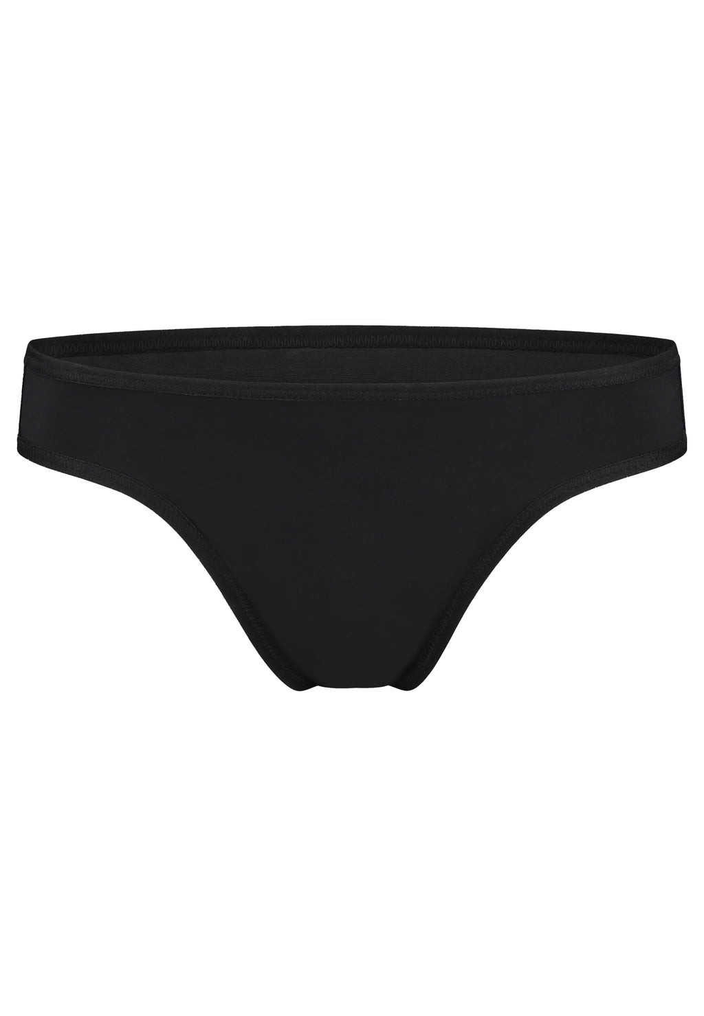 Black tucking thong gaff. Ideal for trans women. trans femme, mtf, nonbinary, drag queens, cosplayers. Front view.
