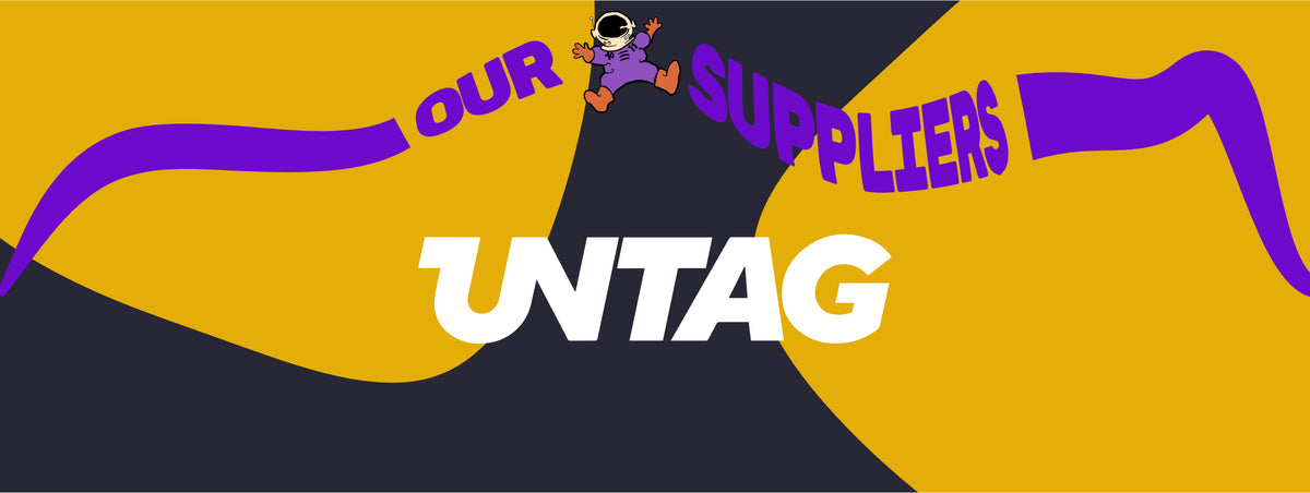 Gendernaut Store logo showing that one of the brands sold is UNTAG